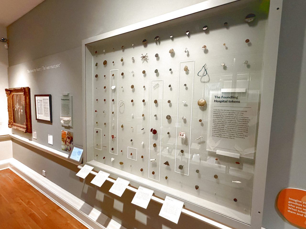 Wall of tokens