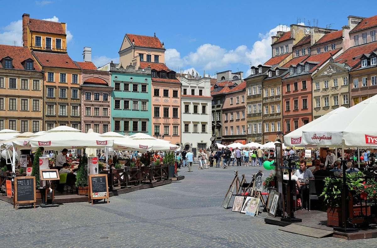 Old Town Market Square in Warsaw