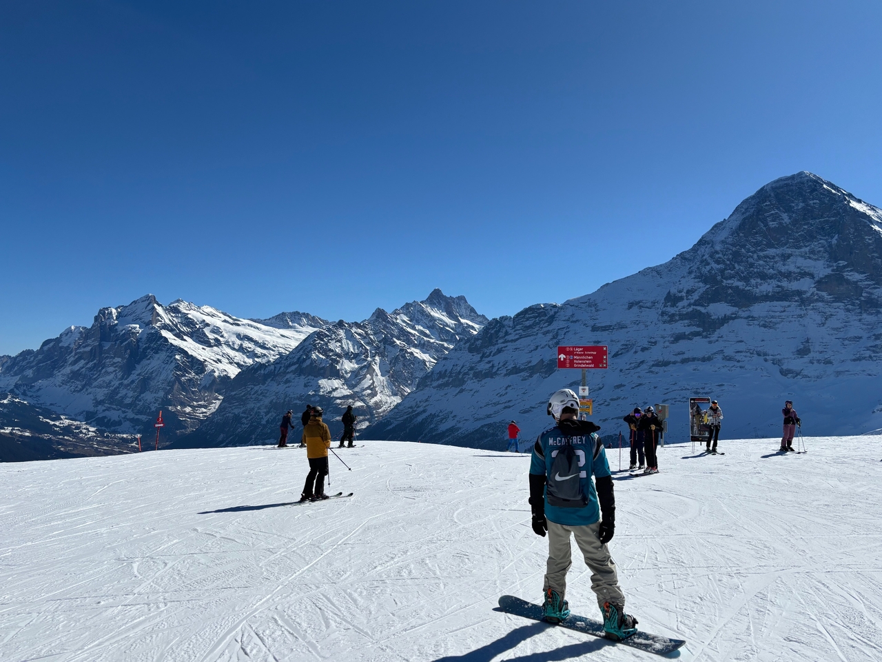 Grindelwald's wide-open slopes for sunny cruising
