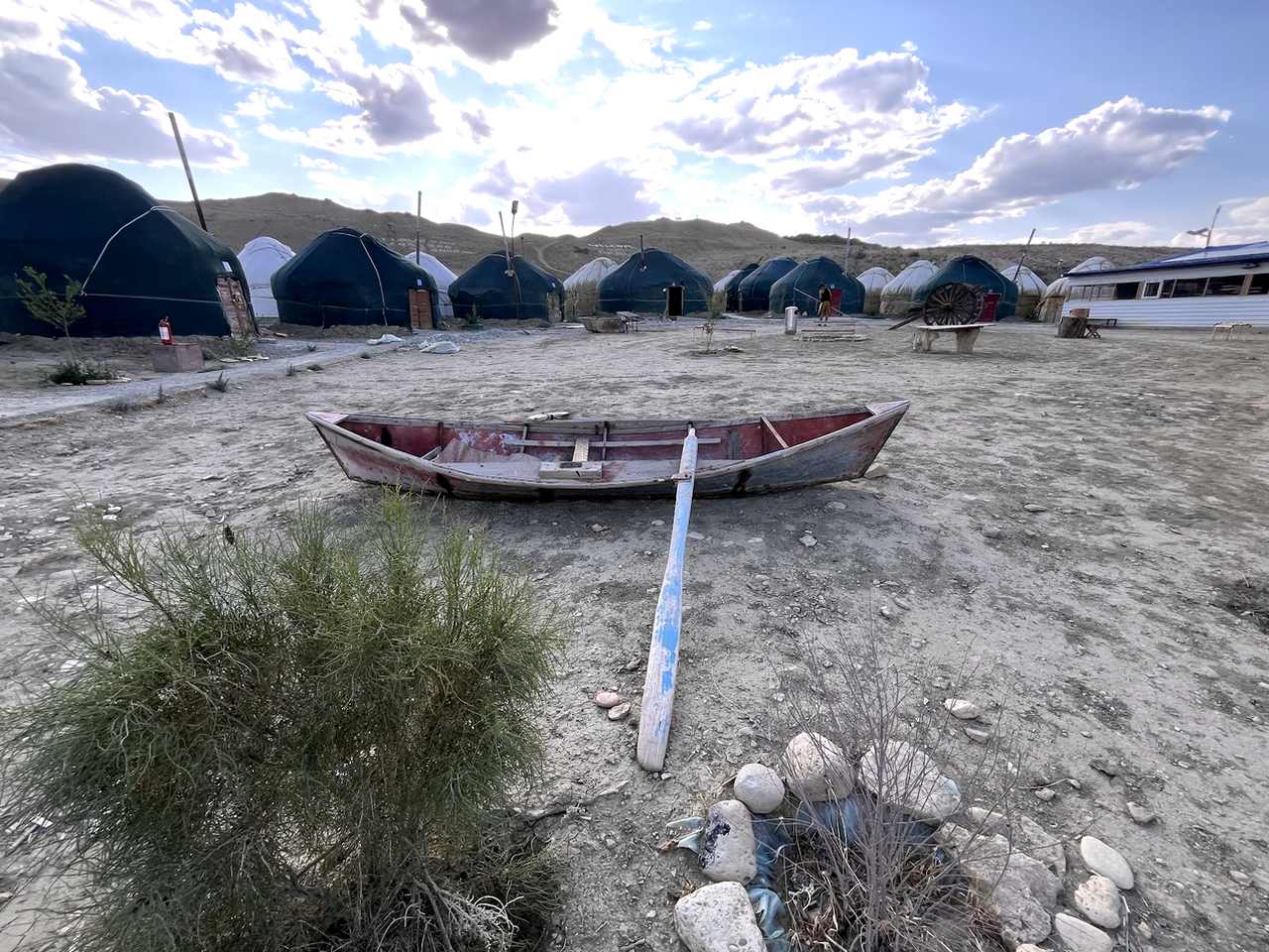 Yurt camp Aral Sea