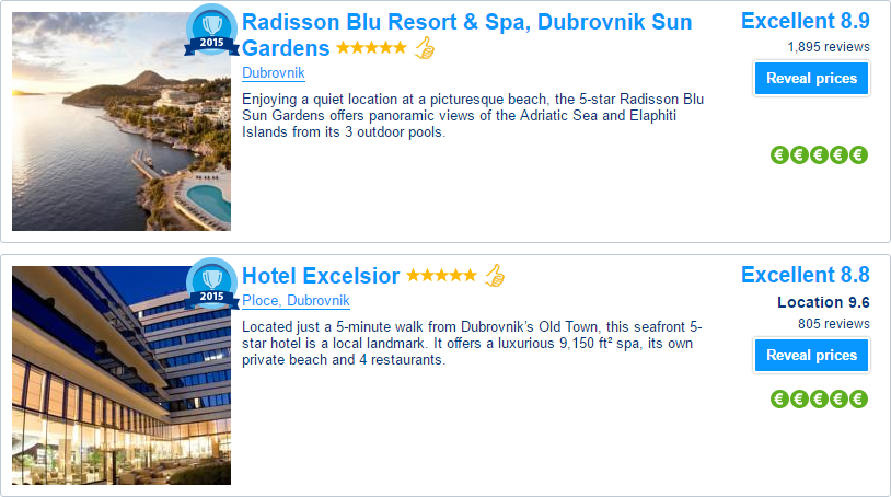 Dubrovnik hotels