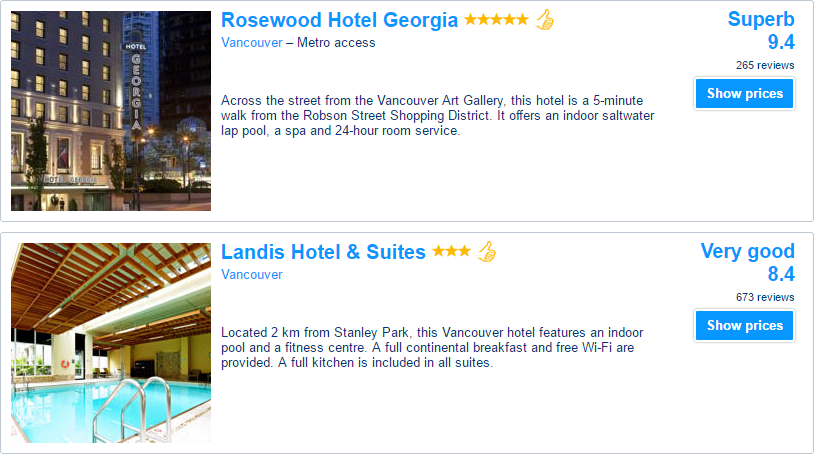 Vancouver hotels