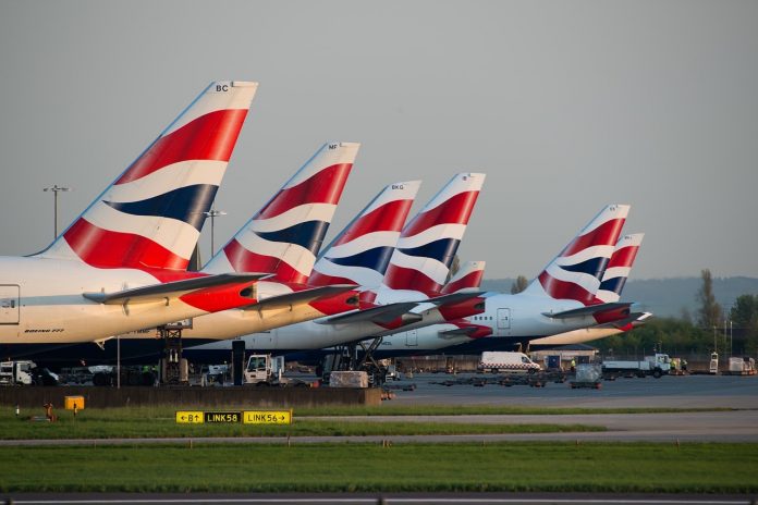 British Airways tails British Airways tails