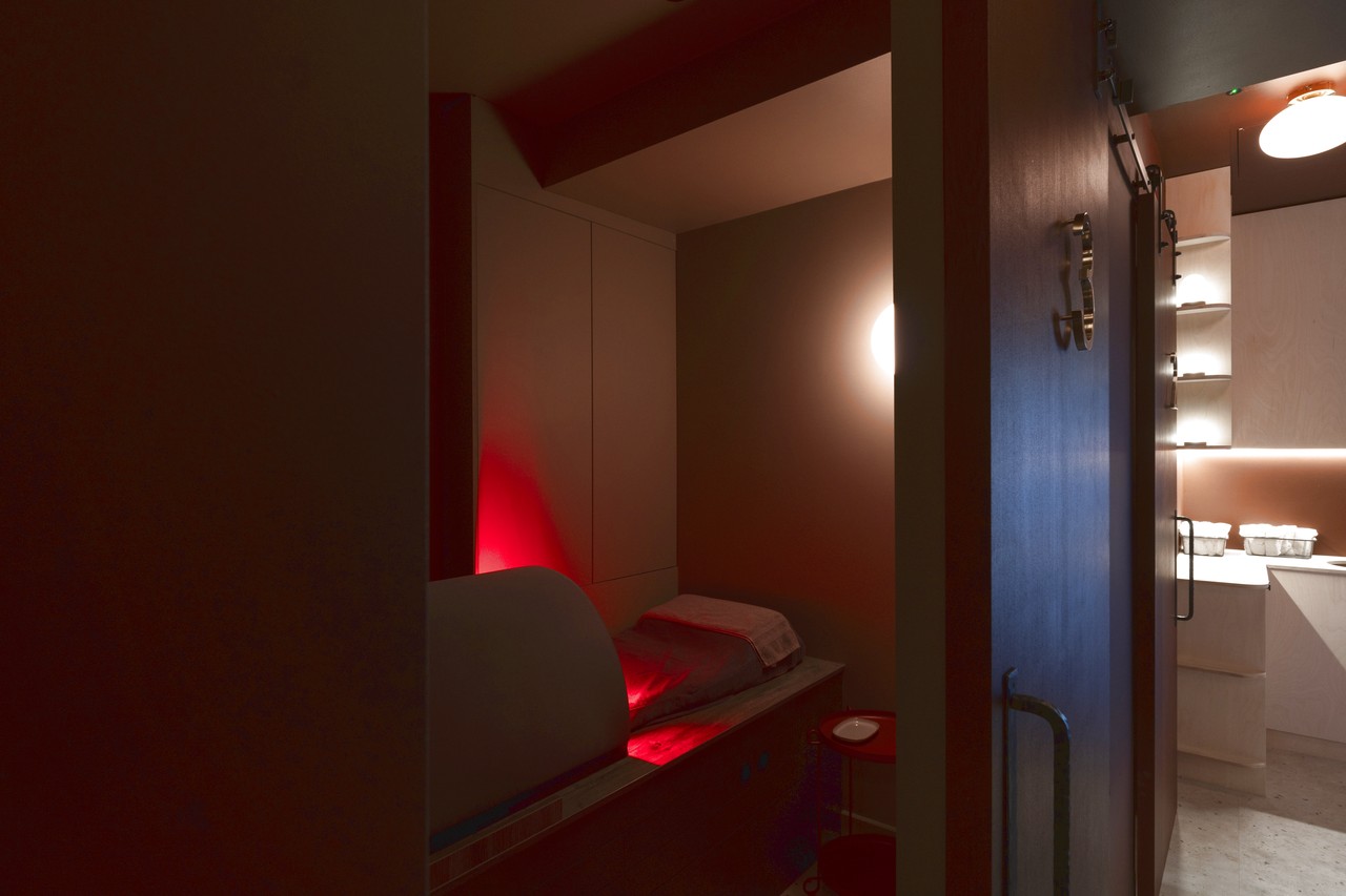 Sweat Lounge infrared sauna cabin, Chiswick