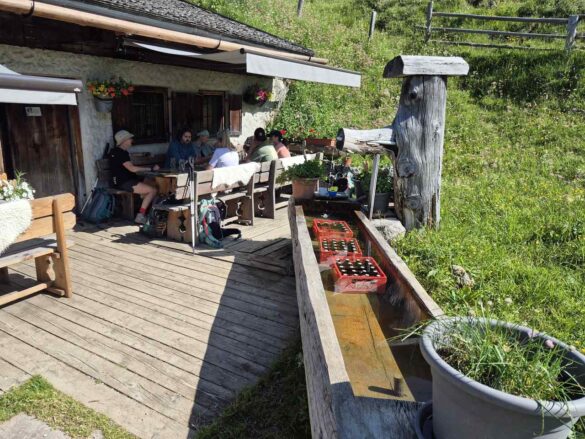 cakecoffeecoldbeerandherbsatSulzkaralm