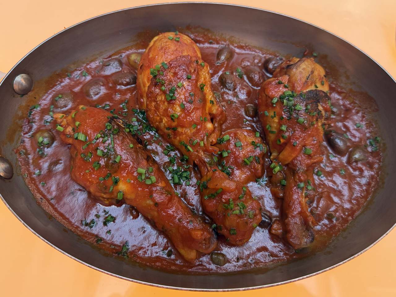 Carlotta's Cacciatora, chicken legs