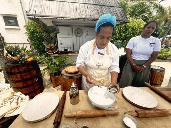 Cooking at Veranda Paul et Virginie, Mauritius