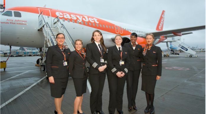 Easyjet Celebrates International Women S Day With An All Female Crew