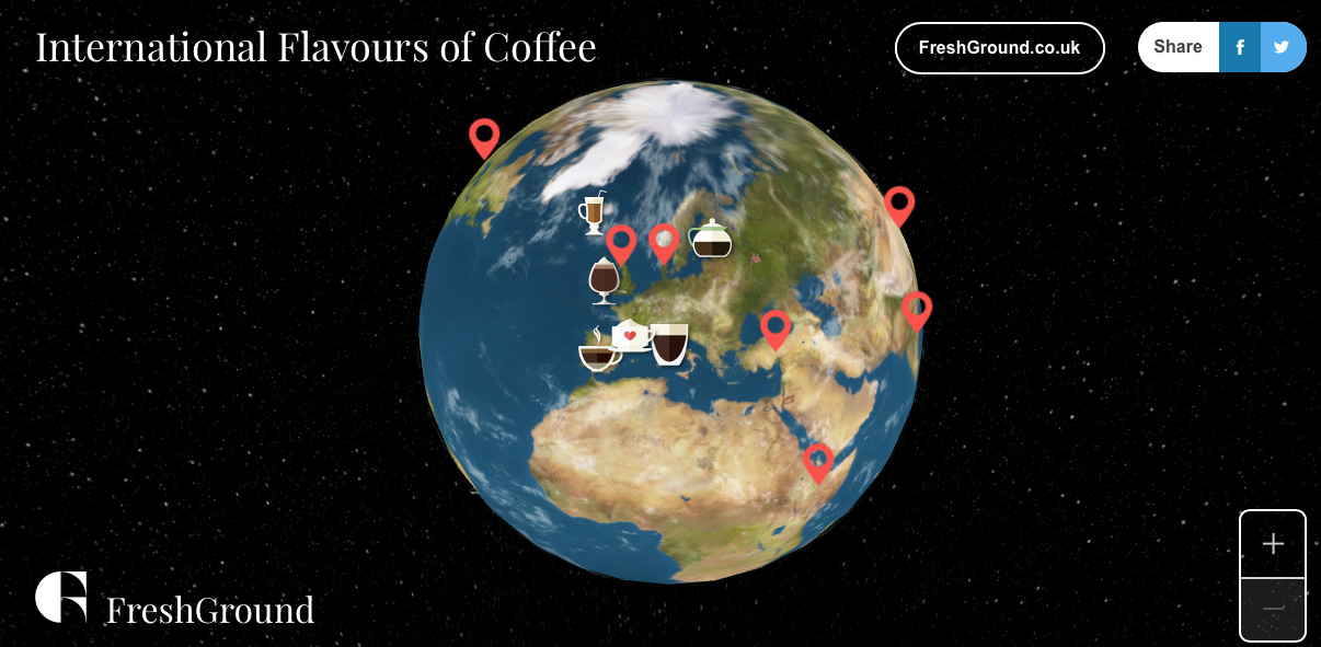 FreshGround : International Flavours of Coffee