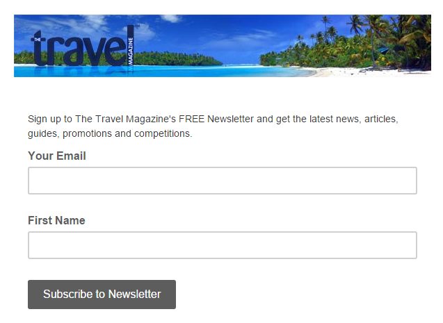 Free Travel Newsletter