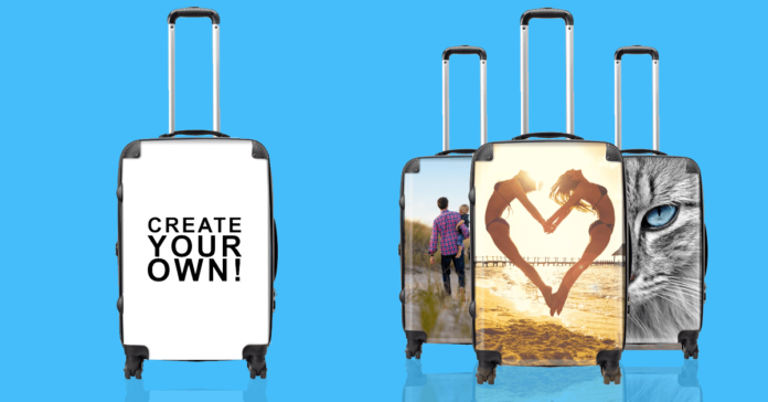personalised luggage