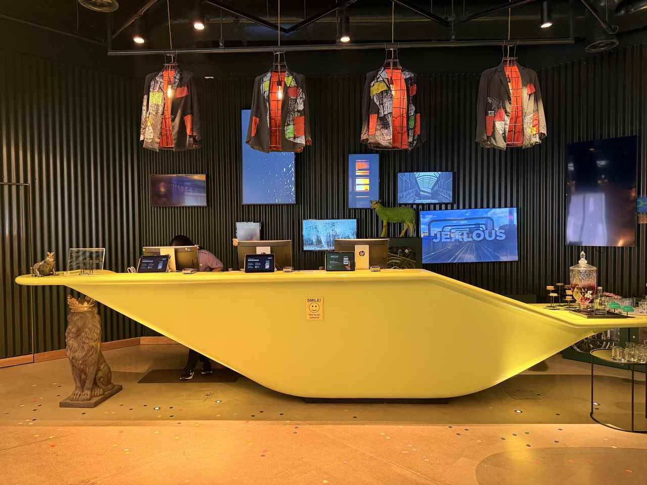 Reception desk at nhow London