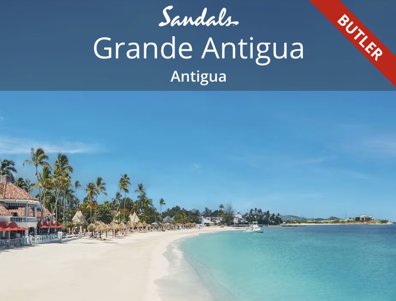 Sandals Sale is now own. Save up to £300 on a Caribbean holiday