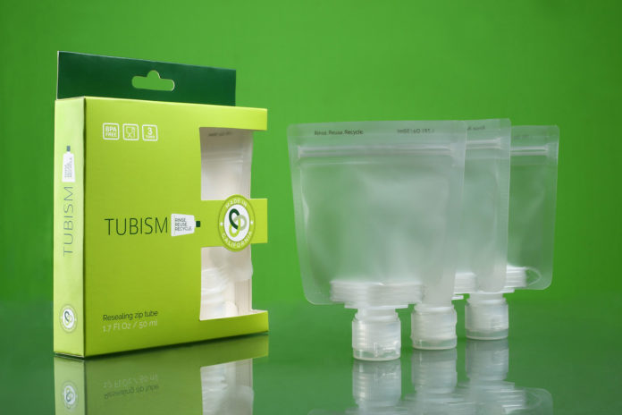 Tubism travel containers - pack of three resealing zip tubes Tubism travel containers - pack of three resealing zip tubes