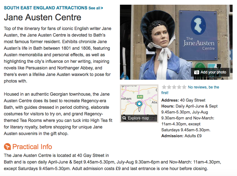 Jane Austen Centre