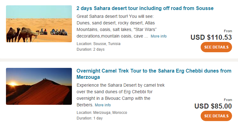 Sahara tours