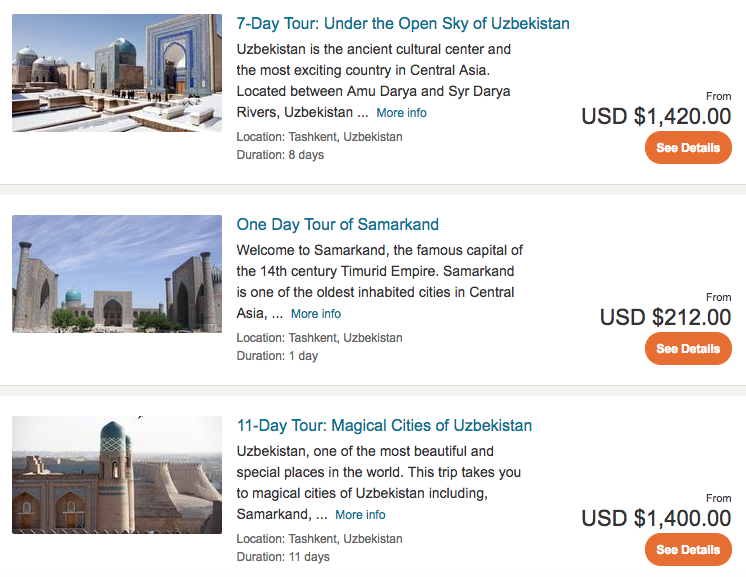 Uzbekistan tours
