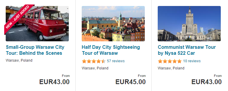 Warsaw tours & things to do