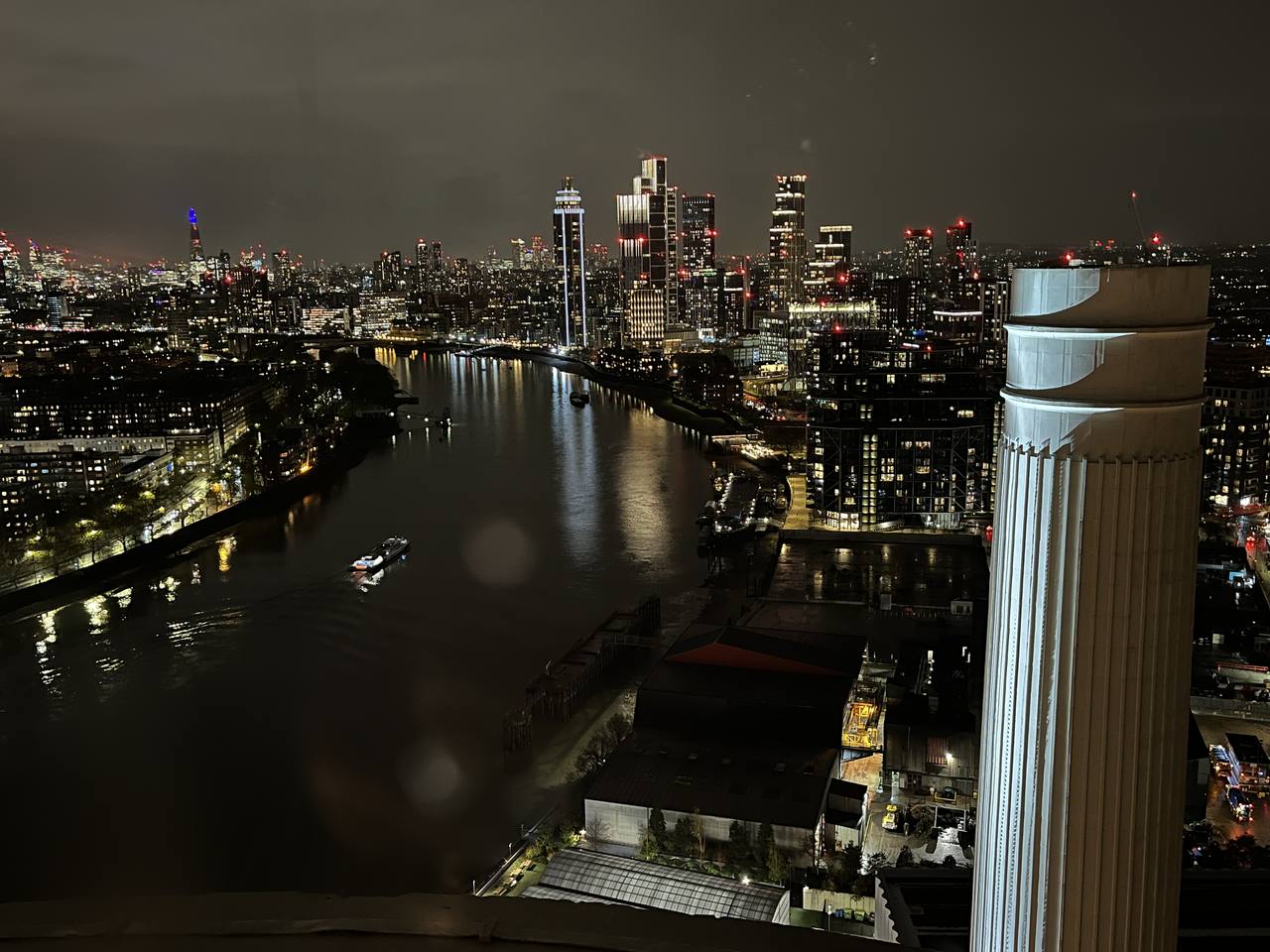 View of Battersea from the lift